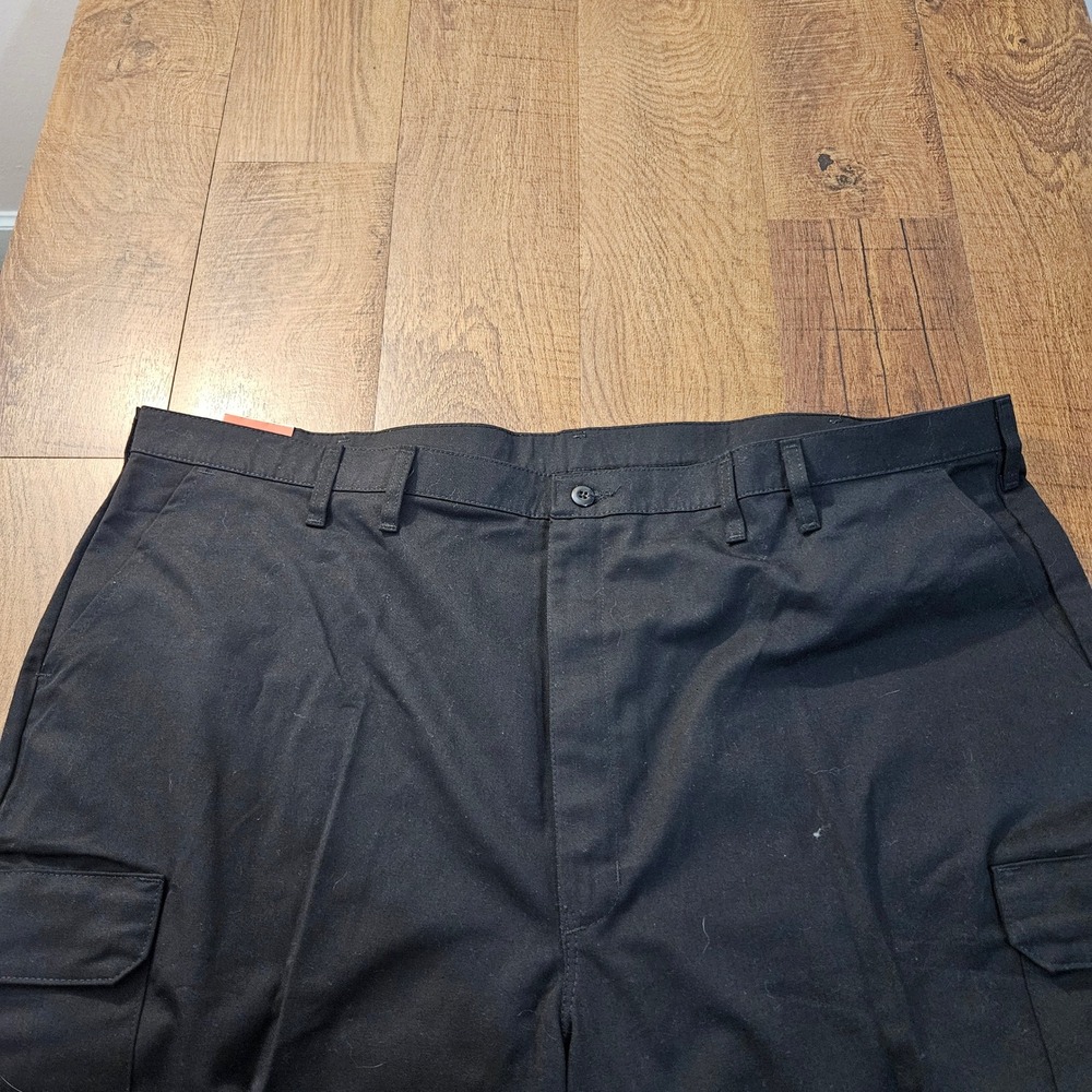 Red Kap Mens Black Cargo Work Shorts PT66BK0 Size 50 New With Tags Workwear